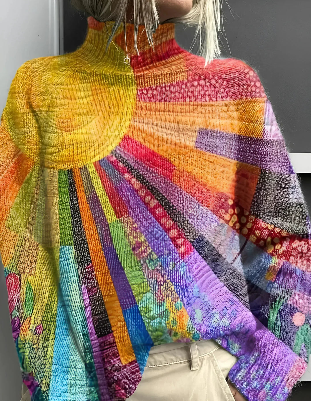 Sweter z golfem „Rosaria"
