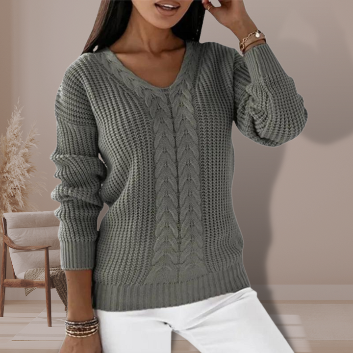 Skandynawski sweter „Ornella"