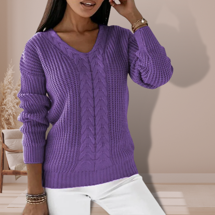 Skandynawski sweter „Ornella"