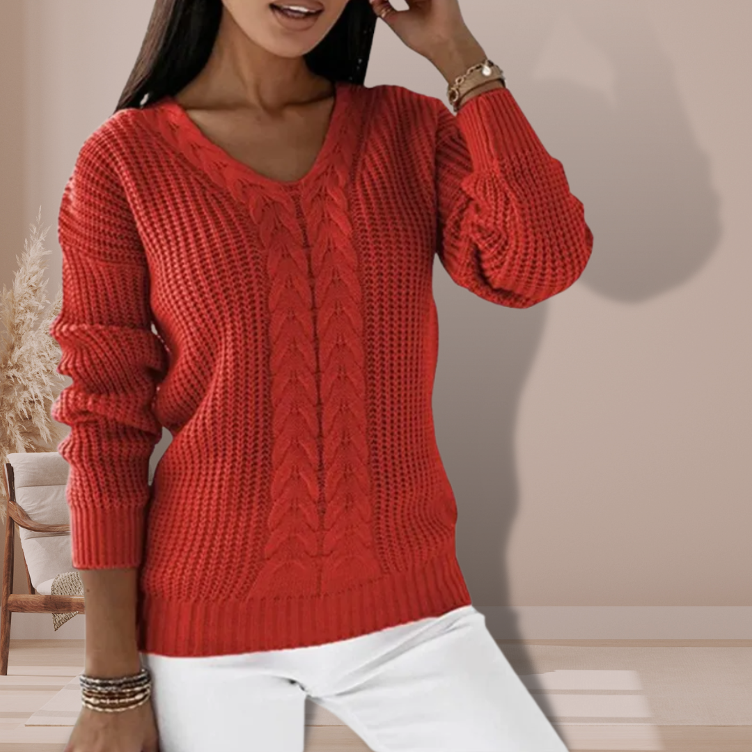 Skandynawski sweter „Ornella"