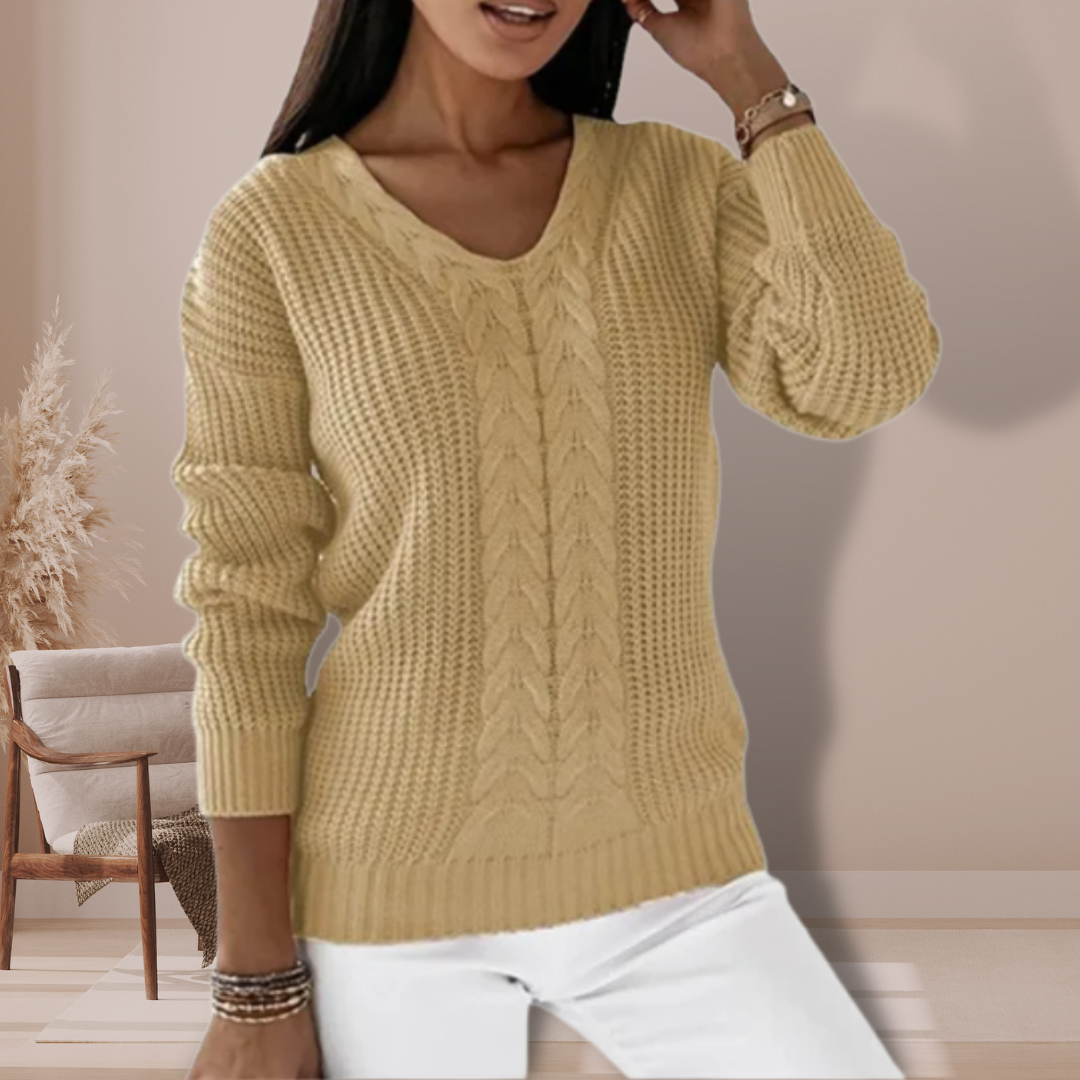 Skandynawski sweter „Ornella"