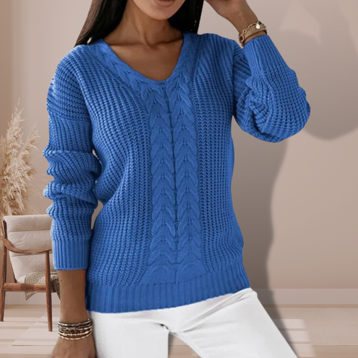 Skandynawski sweter „Ornella"